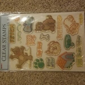 Dog themed stamp set.